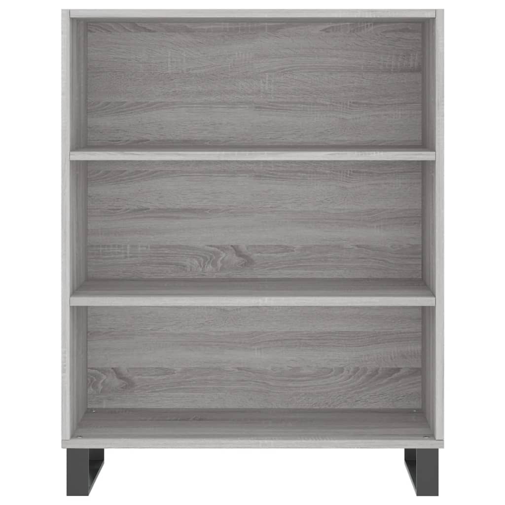 Hoge Kast 69,5X32,5X180 Cm Bewerkt Hout Eikenkleur