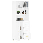 Hoge Kast 69,5X34X180 Cm Bewerkt Hout