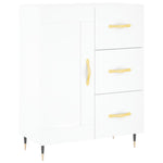 Hoge Kast 69,5X34X180 Cm Bewerkt Hout