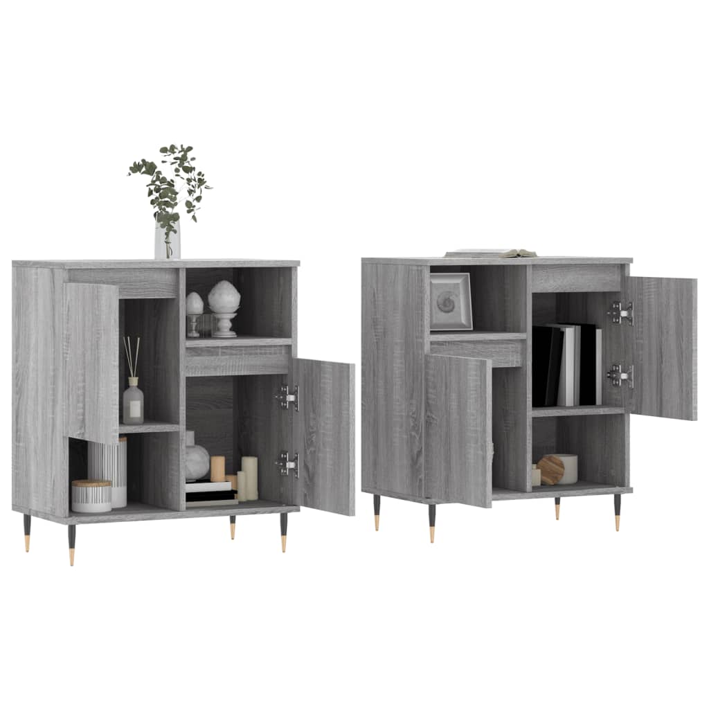 Dressoirs Bewerkt Hout Eikenkleurig