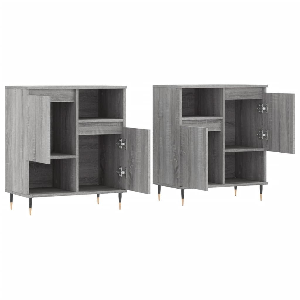 Dressoirs Bewerkt Hout Eikenkleurig