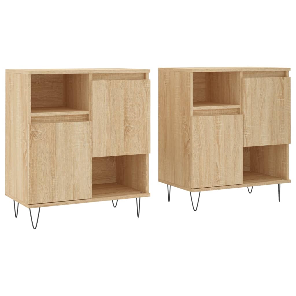 Dressoirs Bewerkt Hout Kleurig