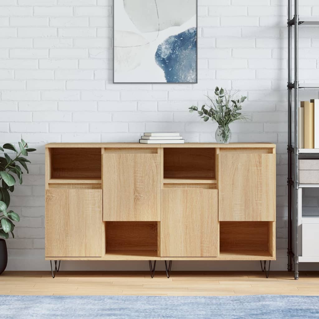 Dressoirs Bewerkt Hout Kleurig