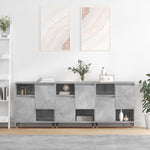 Dressoirs Bewerkt Hout Eikenkleurig