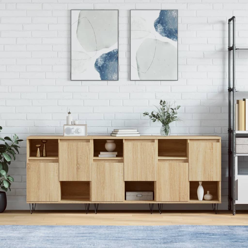 Dressoirs Bewerkt Hout Kleurig