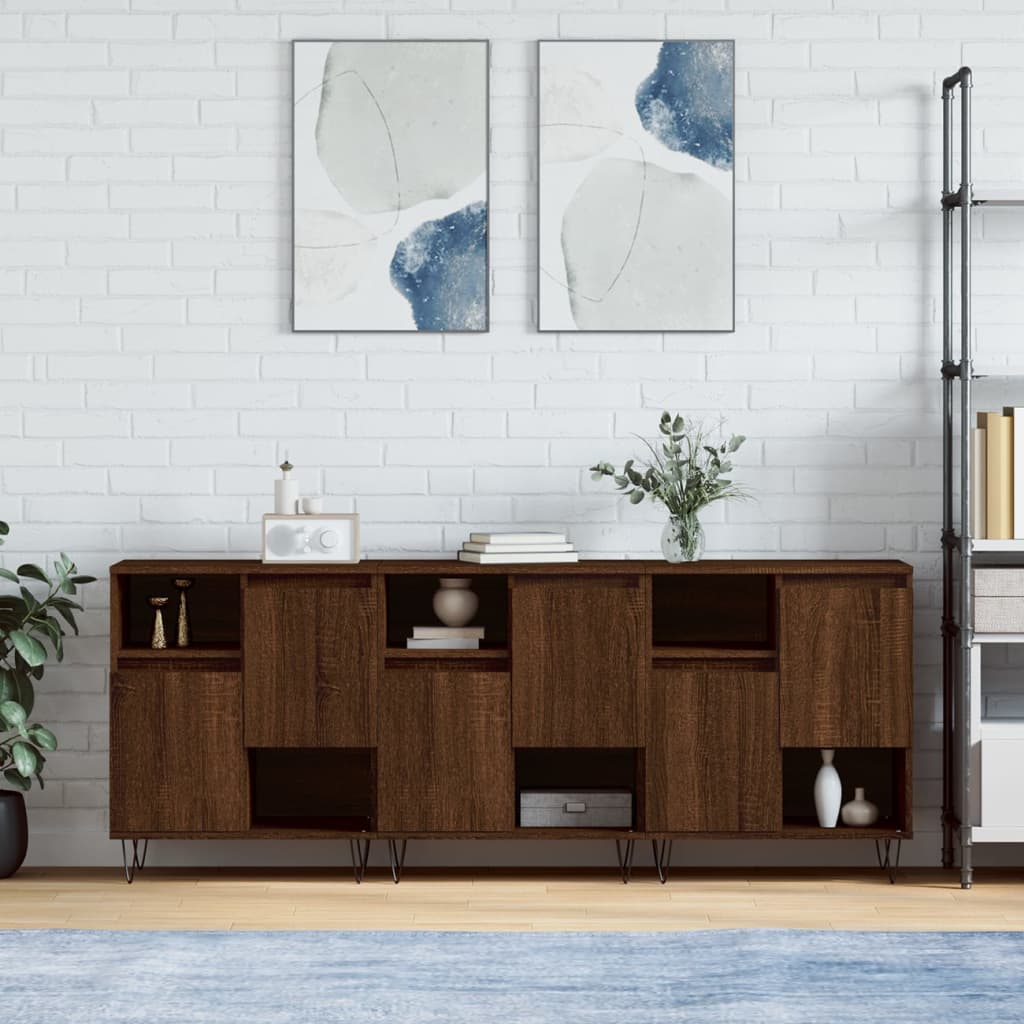Dressoirs Bewerkt Hout Kleurig