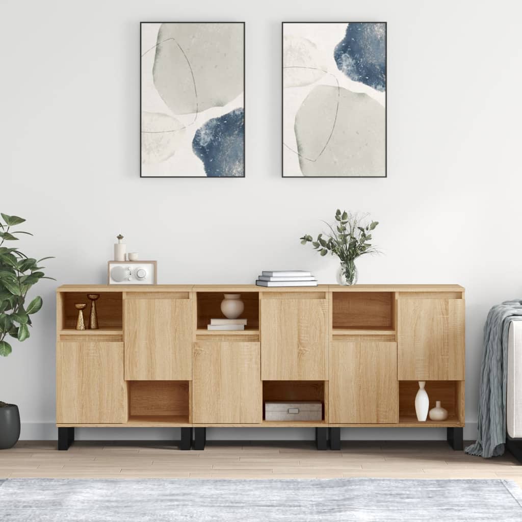 Dressoirs Bewerkt Hout