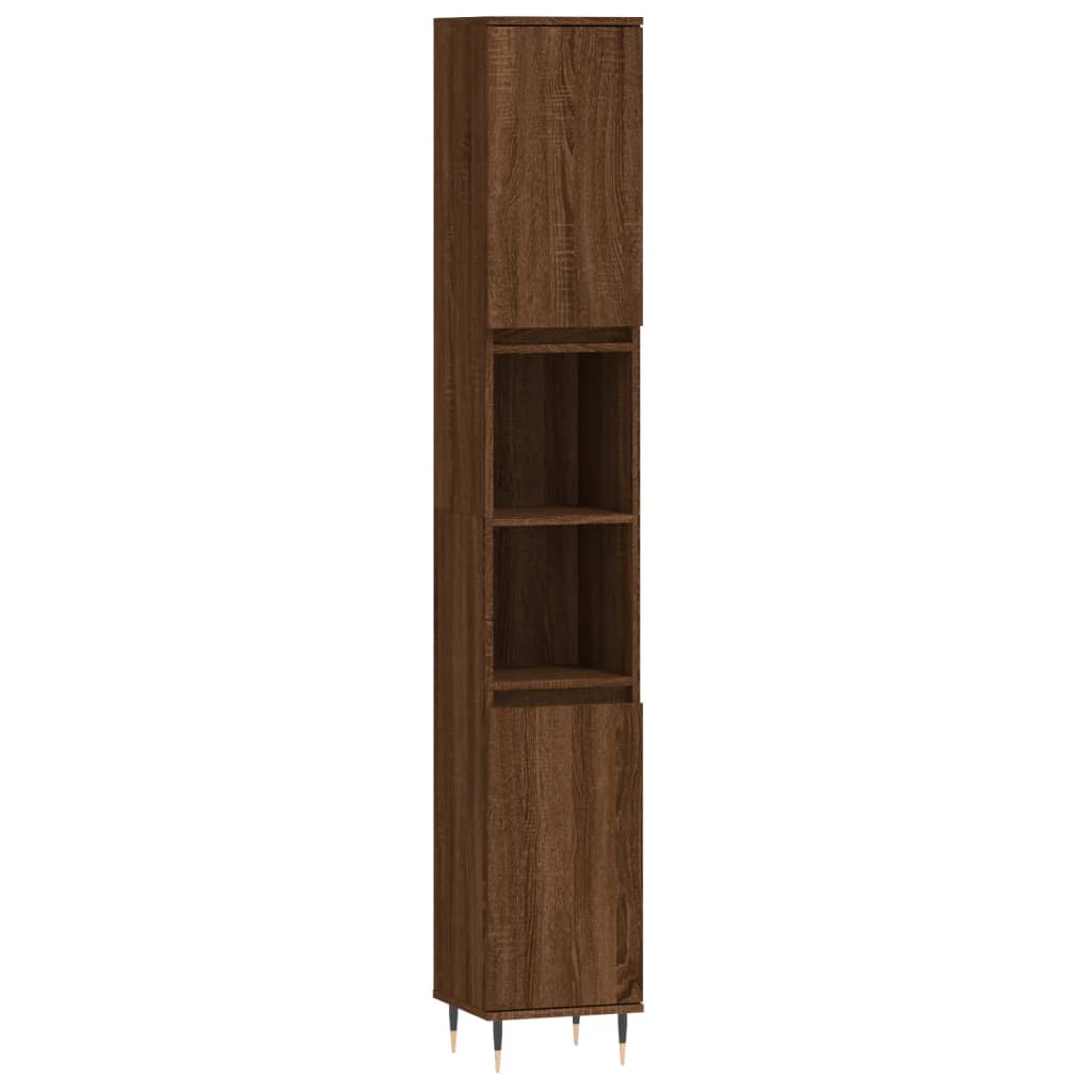 Badkamermeubelset Bewerkt Hout