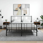 Nachtkastje 40X41X50 Cm Bewerkt Hout Kleurig