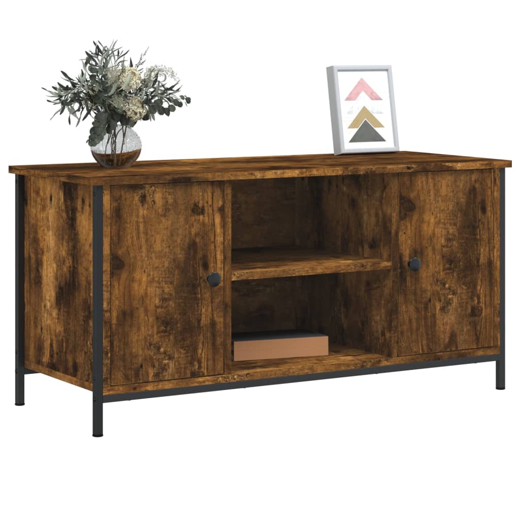 Tv-Meubel 100X40X50 Cm Bewerkt Hout Kleurig