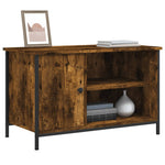 Tv-Meubel 80X40X50 Cm Bewerkt Hout Kleurig