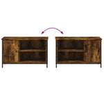 Tv-Meubel 80X40X50 Cm Bewerkt Hout Kleurig
