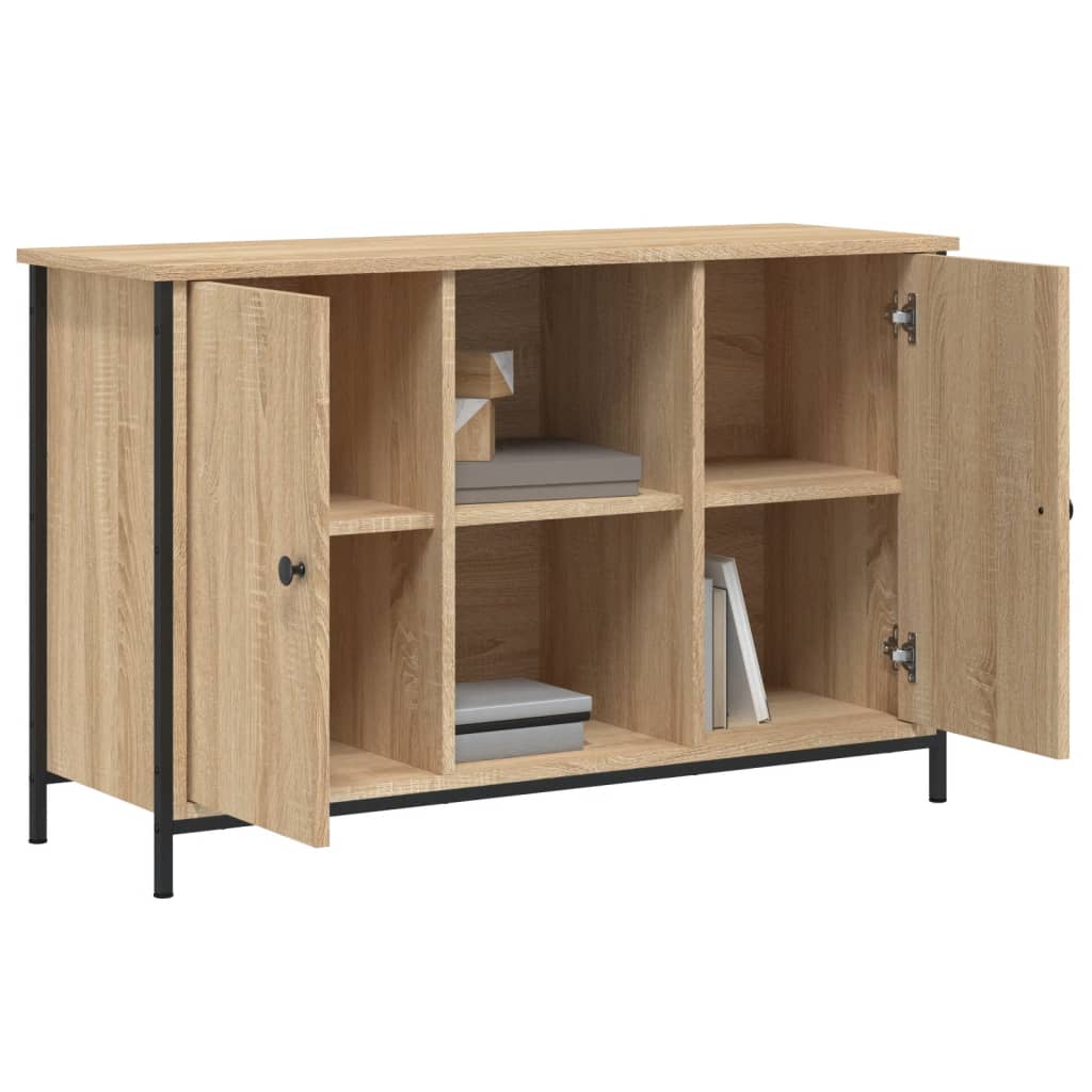 Tv-Meubel 100X35X65 Cm Bewerkt Hout Kleurig