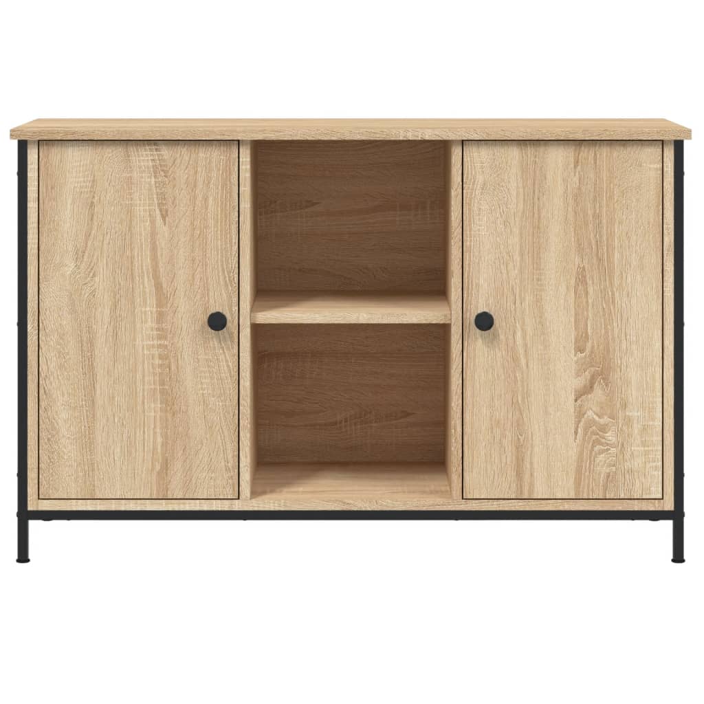 Tv-Meubel 100X35X65 Cm Bewerkt Hout Kleurig