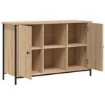Tv-Meubel 100X35X65 Cm Bewerkt Hout Kleurig