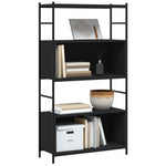 Boekenrek 80X30X145,5 Cm Bewerkt Hout En Ijzer