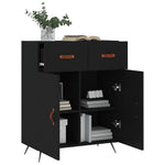 Dressoir 69,5X34X90 Cm Bewerkt Hout