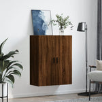 Hangkast 69,5X34X90 Cm Bruin Eikenkleur