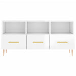 Tv-Meubel 02X36X50 Cm Bewerkt Hout