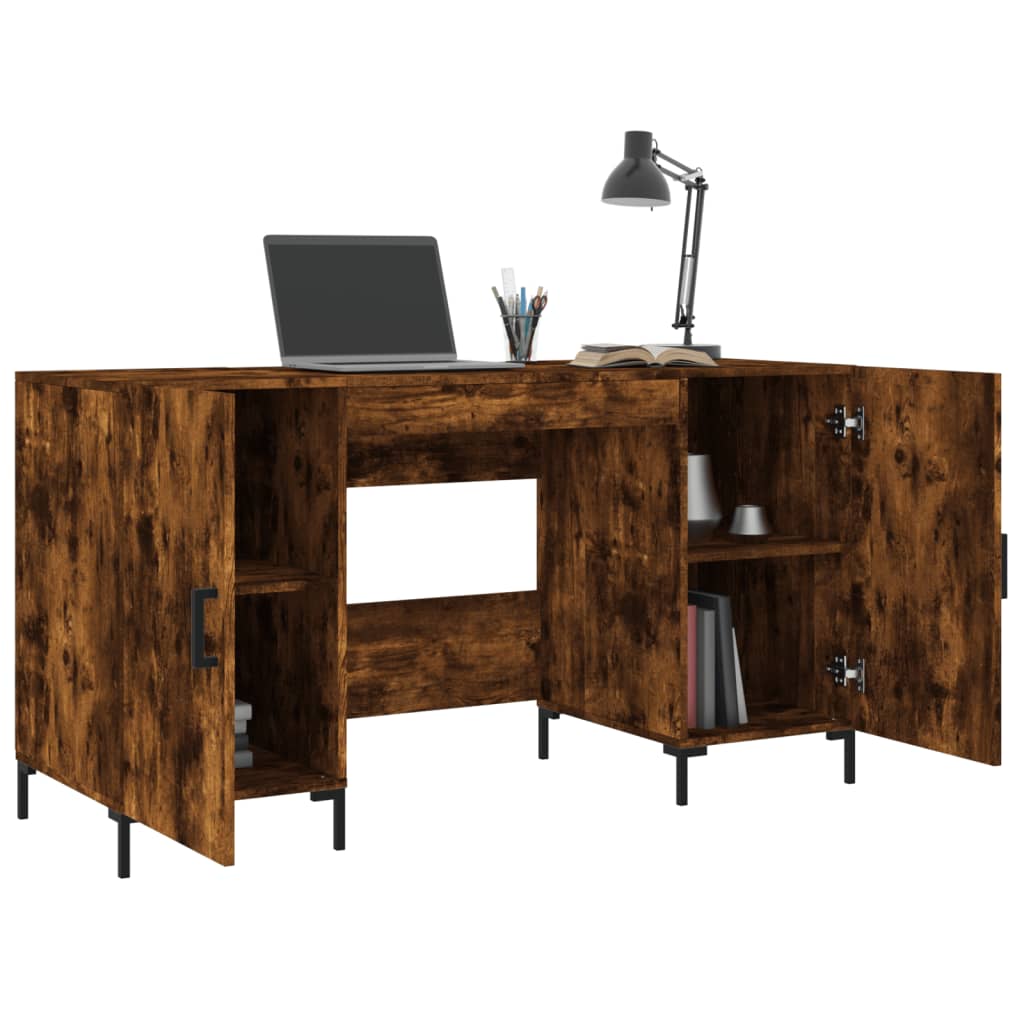 Bureau 140X50X75 Cm Bewerkt Hout Kleurig