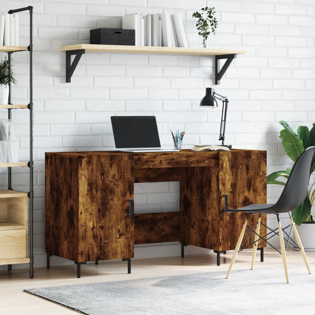 Bureau 140X50X75 Cm Bewerkt Hout