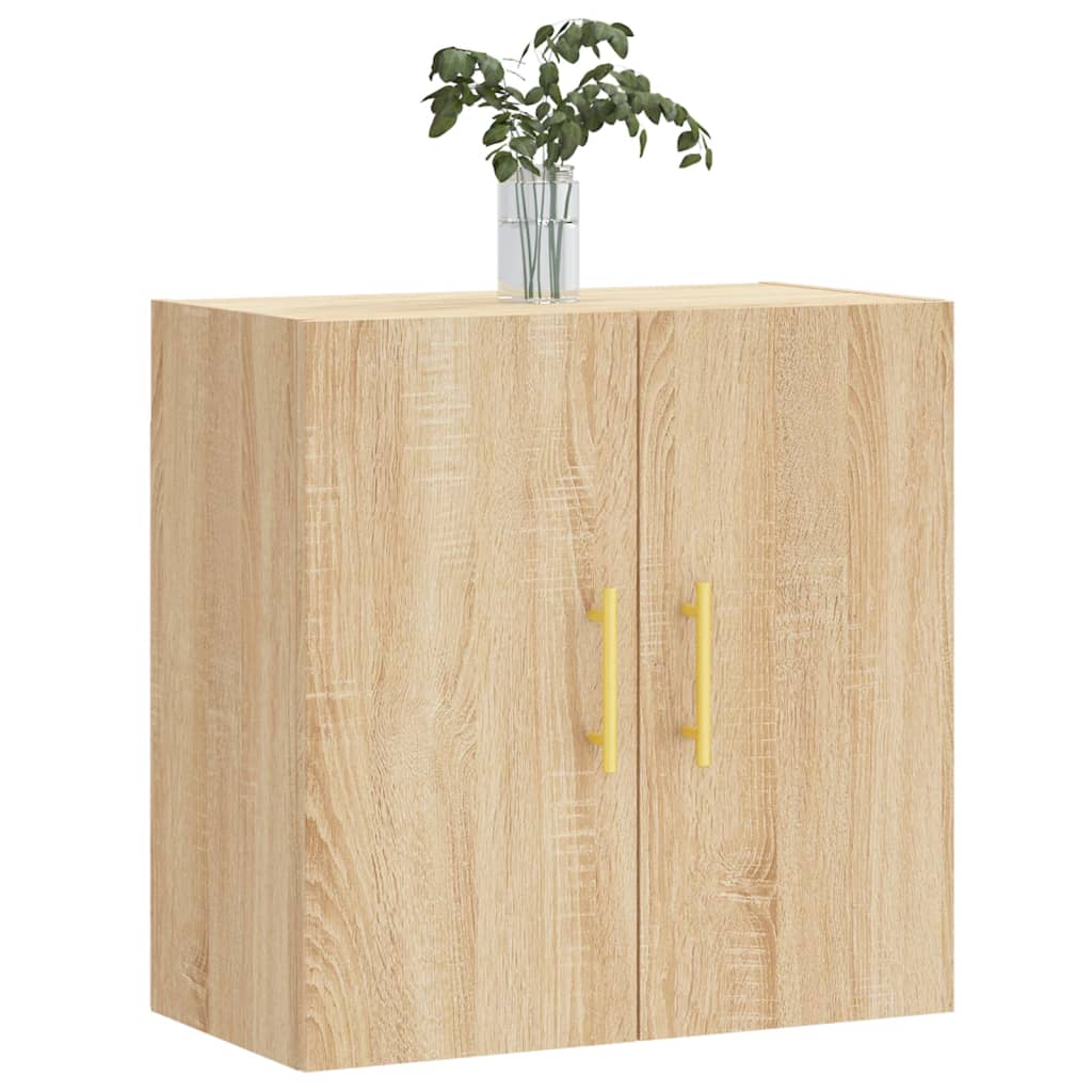 Wandkast 60X31X60 Cm Bewerkt Hout Kleurig