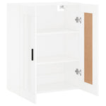 Wandkast 69,5X34X90 Cm Bewerkt Hout