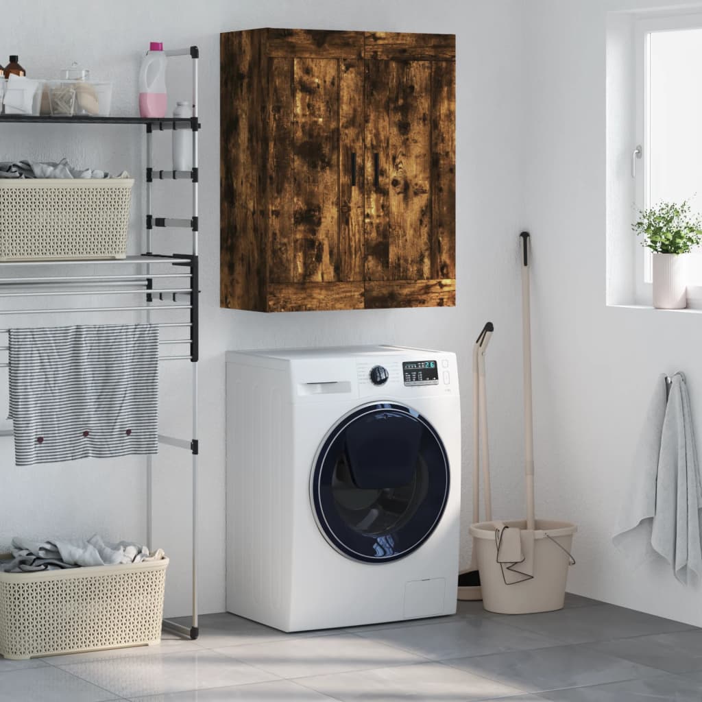 Wandkast 69,5X34X90 Cm Bewerkt Hout
