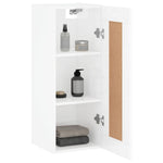 Wandkast 34,5X34X90 Cm Bewerkt Hout