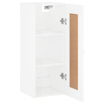 Wandkast 34,5X34X90 Cm Bewerkt Hout