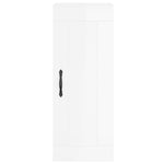 Wandkast 34,5X34X90 Cm Bewerkt Hout