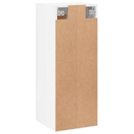 Wandkast 34,5X34X90 Cm Bewerkt Hout