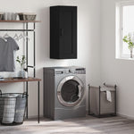 Wandkast 34,5X34X90 Cm Bewerkt Hout Kleurig