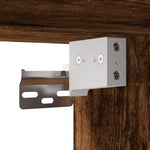 Wandkast 34,5X34X90 Cm Bewerkt Hout Kleurig