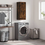 Wandkast 34,5X34X90 Cm Bewerkt Hout Kleurig