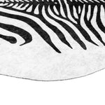 Vloerkleed Zebrapatroon Wasbaar Anti-Slip 120X170 Cm