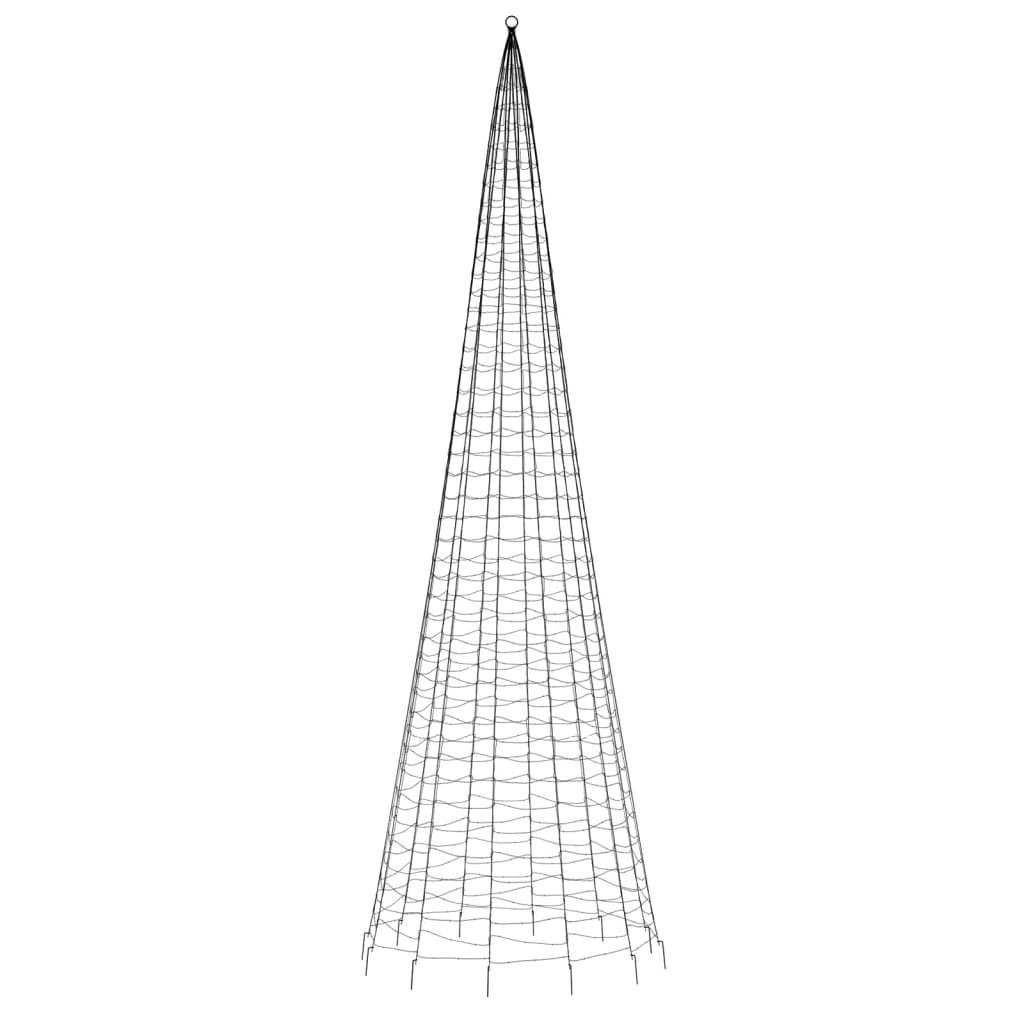 Lichtkegel Aan Vlaggenmast 1534 E Led's