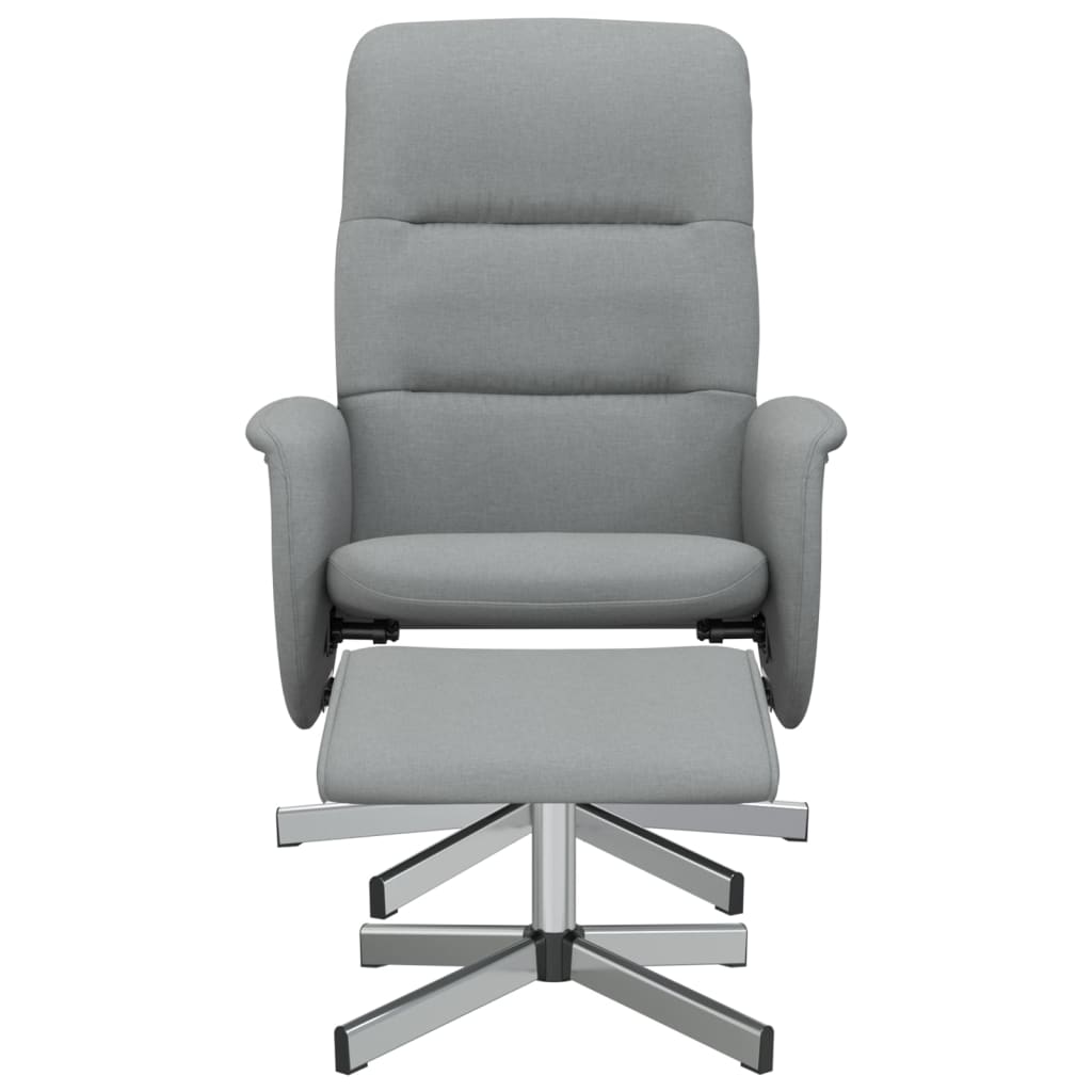Fauteuil Verstelbaar Met Voetenbankje Stof