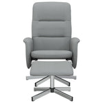 Fauteuil Verstelbaar Met Voetenbankje Stof