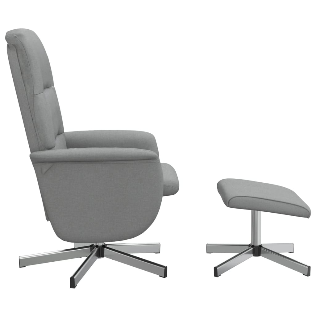 Fauteuil Verstelbaar Met Voetenbankje Stof