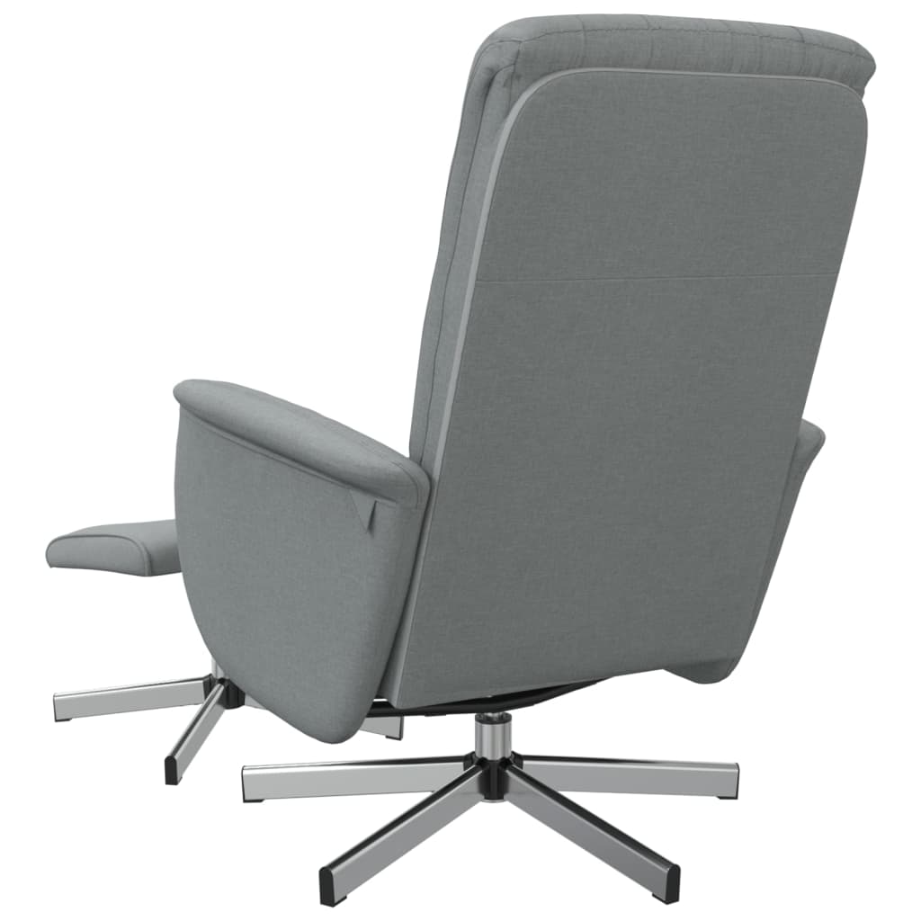Fauteuil Verstelbaar Met Voetenbankje Stof