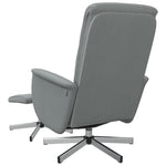 Fauteuil Verstelbaar Met Voetenbankje Stof