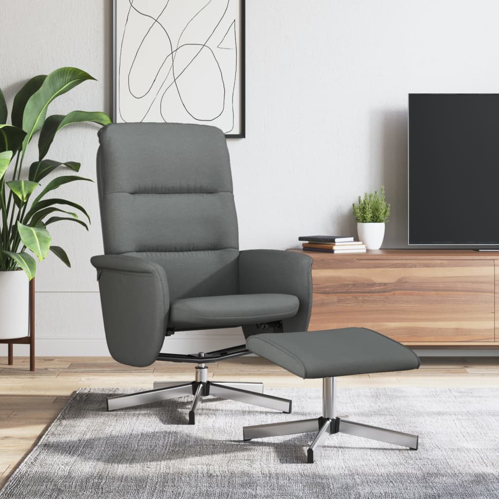 Fauteuil Verstelbaar Met Voetenbankje Stof
