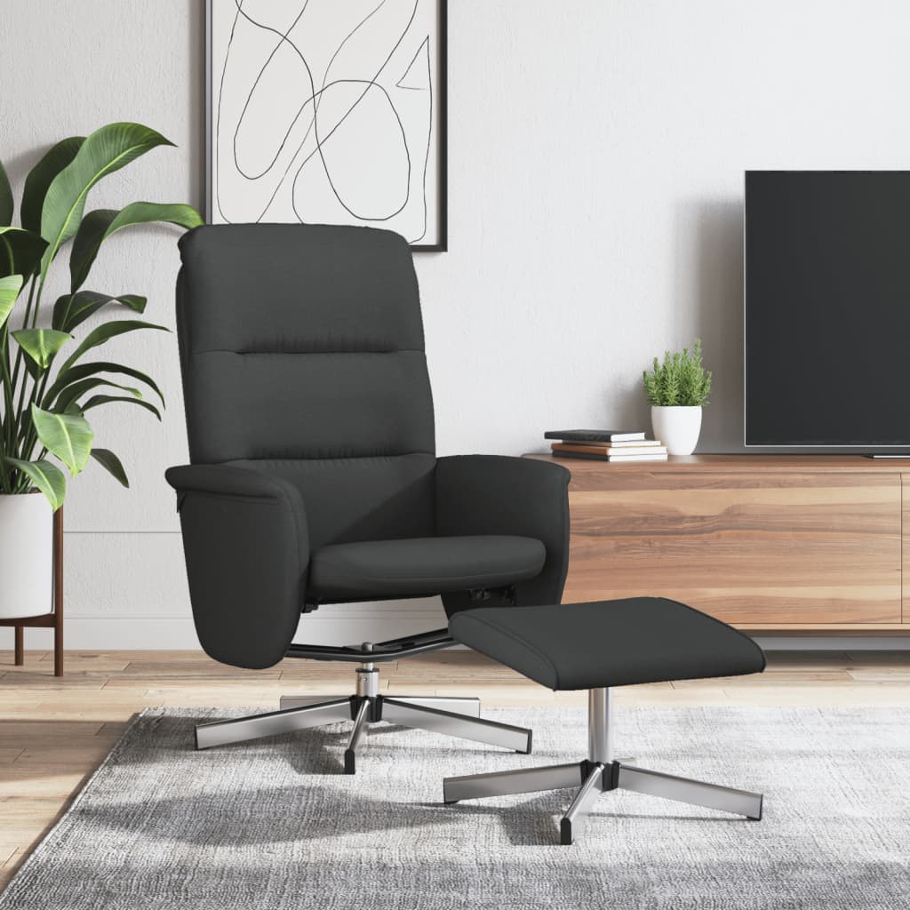 Fauteuil Verstelbaar Met Voetenbankje Stof