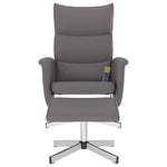 Massagestoel Verstelbaar Met Voetenbankje Kunstleer