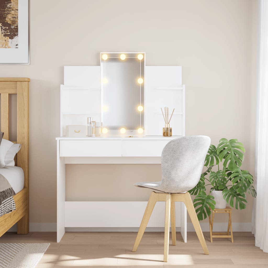Kaptafel Met Led-Verlichting 96X40X142 Cm