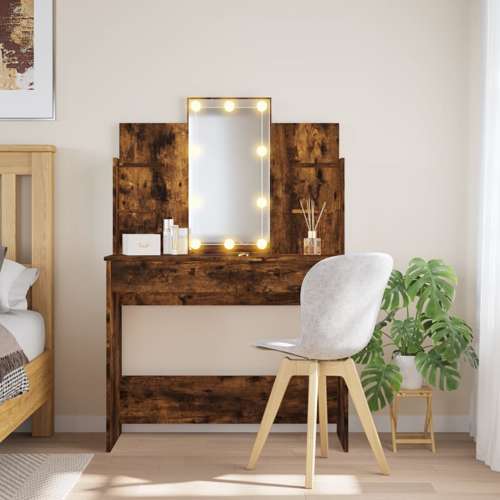 Kaptafel Met Led-Verlichting 96X40X142 Cm