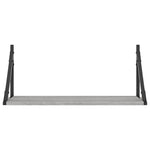 Wandschappen 60X25X25,5 Cm Bewerkt Hout Eiken Grijs Sonoma