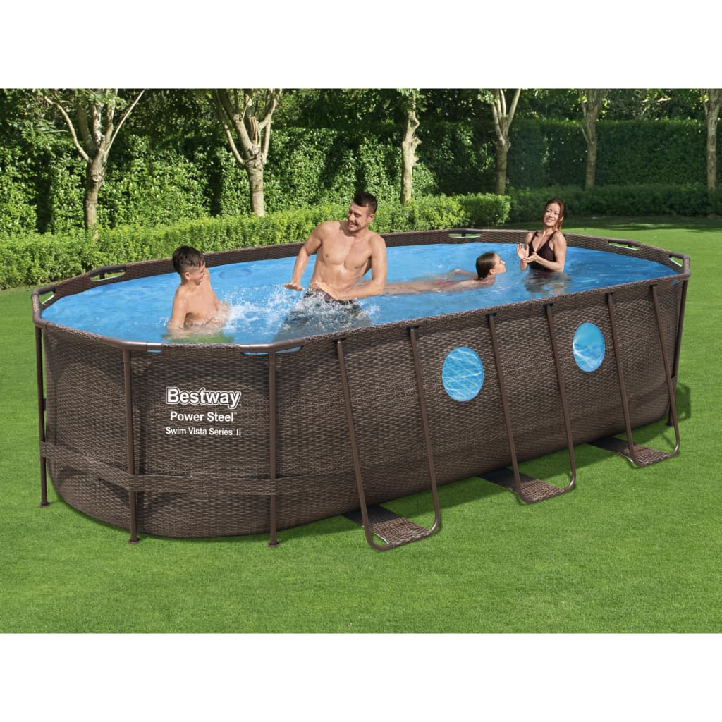 Bestway Power Steel Zwembadset Swim Vista Series 549X274X122 Cm