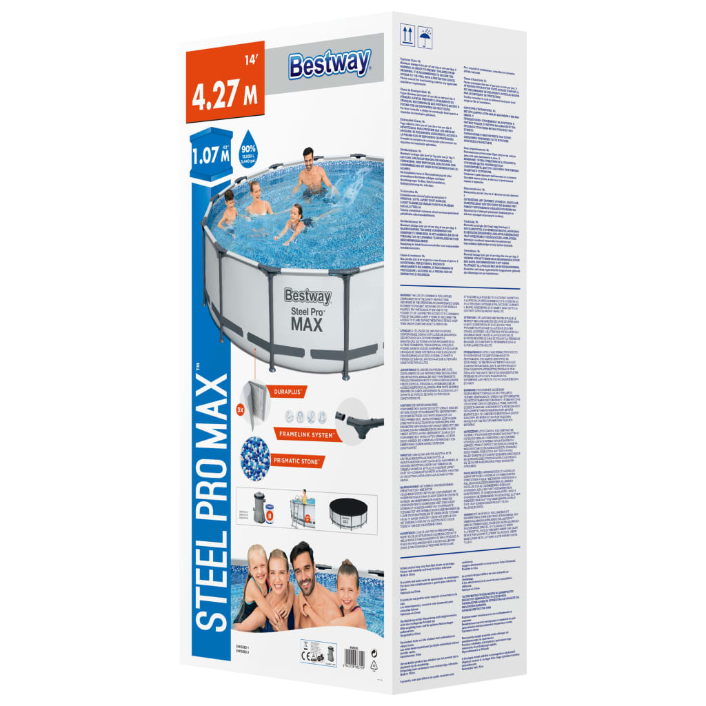 Bestway Steel Pro Max Zwembadset 427X107 Cm